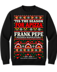 ’Tis the Season for Apizza Ugly Sweater Holiday Crewneck Sweatshirt