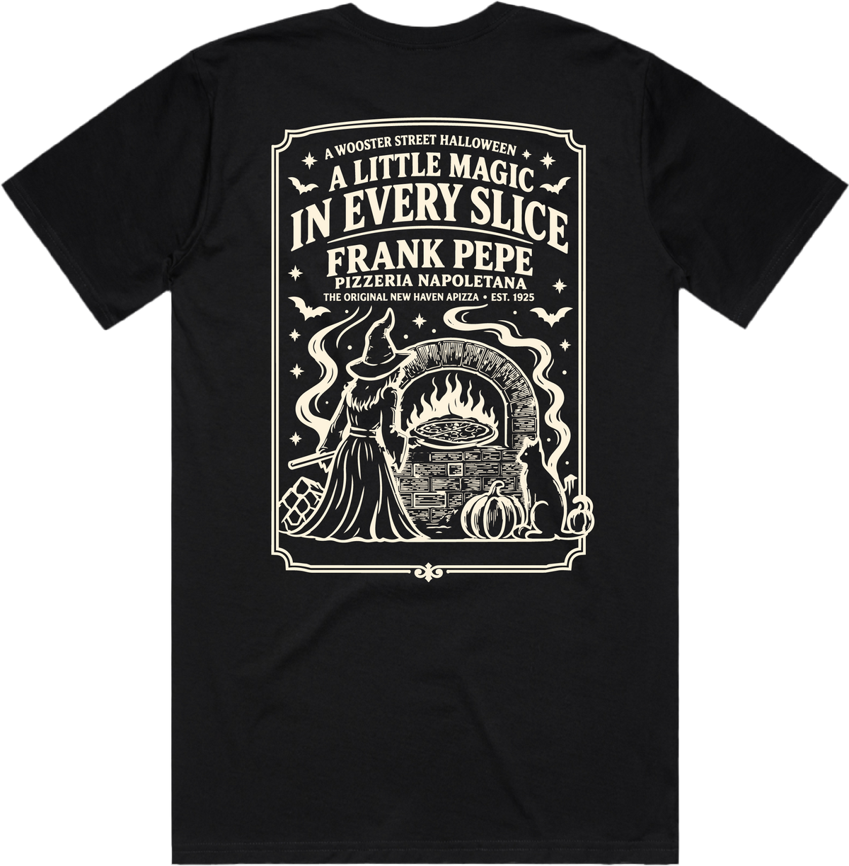 Frank Pepe A Little Magic in Every Slice Halloween T-Shirt