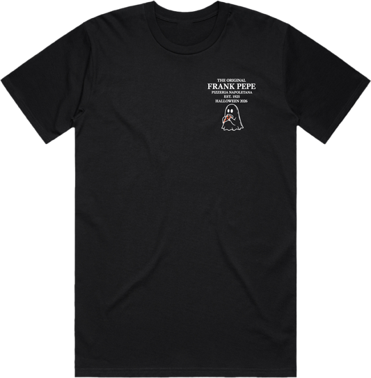 Frank Pepe Halloween Pizza Ghost T-Shirt 2026